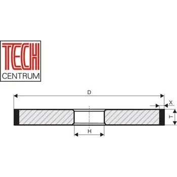 Brusný kotouč CBN kotouč 1A1 150x12/3x20 K100 B76 chladit ANO i NE pryskyřice