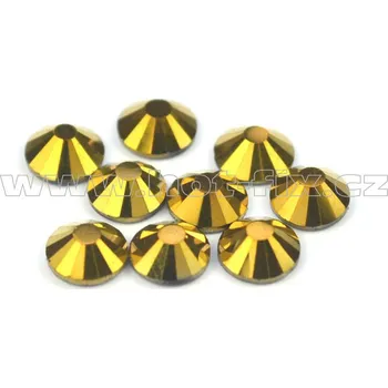 celobroušené hot-fix kameny Premium barva 305 Gold hematite /zlatý pokov, velikost SS20, balení 144ks, 720ks, 1440ks barva: barva CBP 305 Gold hematite, velikost: velikost SS20, prodejní balení: balení 144ks /1grs