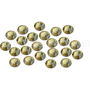 celobroušené hot-fix kameny EXTRA Premium barva 1313 GOLD CRYSTAL, velikost SS10, balení 144ks, 720ks nebo 1440ks barva: barva CBEP 1313 Gold crystal, velikost: velikost SS10, prodejní balení: balení 144ks /1grs