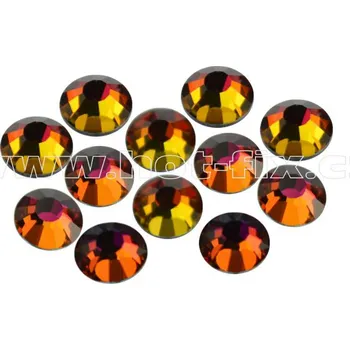 celobroušené hot-fix kameny EXTRA Premium barva 1315 VOLCANO CRYSTAL, velikost SS16, balení 144ks, 720ks nebo 1440ks barva: barva CBEP 1315 Volcano crystal, velikost: velikost SS16, prodejní balení: balení 144ks /1grs