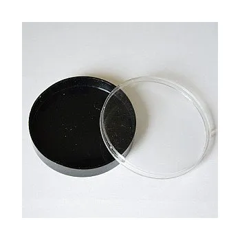 Dóza na potraviny Dóza / krabička na korálky kulatá černá