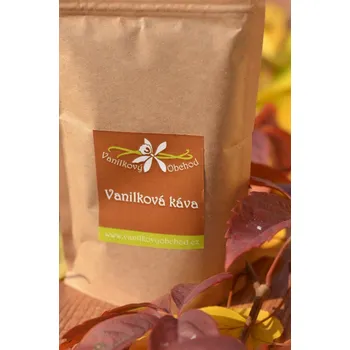 Káva Plantážní káva Zrnková káva Vanilka, 70g