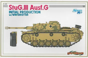 Plastikový model Dragon StuG.III Ausf.G Initial Production w/Winterketten 1:35
