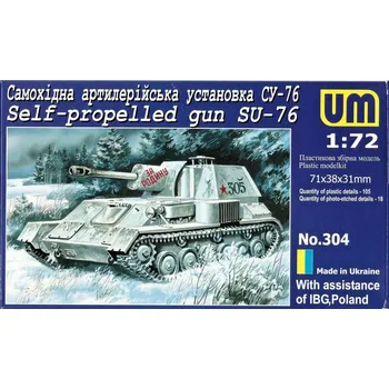 Plastikový model 1/72 Su-76