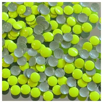 kovové hot-fix kameny barva 1001 FLUO LUMI ŽLUTOZELENÁ velikost 2mm, balení 100 nebo 500ks barva: hot-fix kovový barva 1001 lumi žlutozelená, velikost: velikost 2mm, prodejní balení: balení 100ks