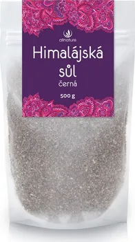 Kuchyňská sůl Allnature Himalájská sůl černá jemná 500 g