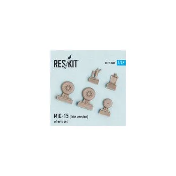Plastikový model 1/72 MiG-15 (late) wheels set (DRAG,EDU,HOBBYB)