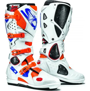Moto oblečení SIDI Crossfire 2 SRS orange fluo/white/blue