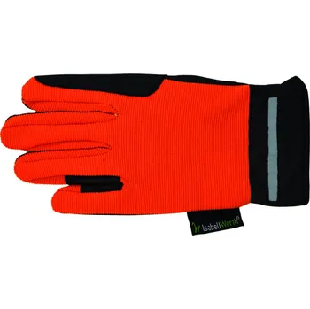 Jezdecké rukavice HAUKESCHMIDT Rukavice jezdecké Livius Haukeschmidt, dětské, oranžové XS