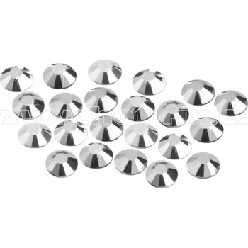 celobroušené hot-fix kameny Premium barva 310 Silver hematite /stříbrný pokov, velikost SS10, balení 144ks, 720ks nebo 1440ks barva: barva CBP 310 Silver hematite, velikost: velikost SS10, prodejní balení: balení 144ks /1grs