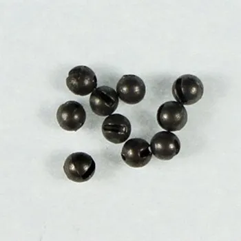 Hends Tungsten beads small slot black - 2,3mm