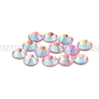 celobroušené hot-fix kameny Premium barva 506 AB Rose světlý /světle růžová s duhovým efektem, velikost SS16, balení 144ks, 720ks nebo 1440ks barva: barva CBP 506 AB Rose světlý, velikost: velikost SS16, prodejní balení: balení 144ks /1grs