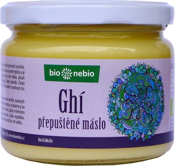 Přepuštěné máslo Bio nebio Bio Ghí 330 ml