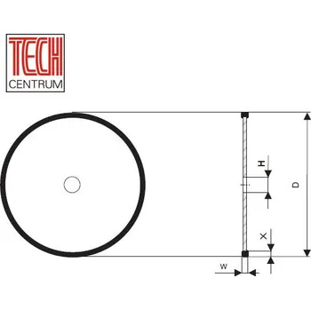 Brusný kotouč CBN kotouč 1A1R 200x1,3/5x51 K100 B151 chladit ANO i NE pryskyřice