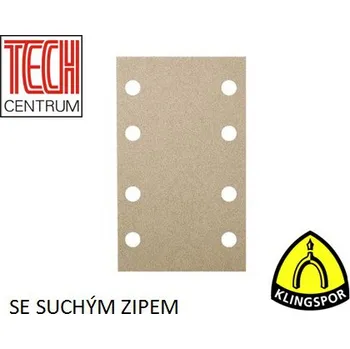 Brusný kotouč KLINGSPOR Brusný výsek papír PS33 na SZ 93x180mm zr.40 (8děr) 146970