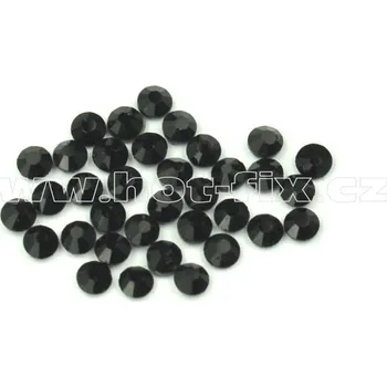 celobroušené hot-fix kameny Premium barva 124 Jet /černá, velikost SS 6, balení 144ks, 720ks nebo 1440ks barva: barva CBP 124 Jet, velikost: velikost SS 6, prodejní balení: balení 144ks /1grs