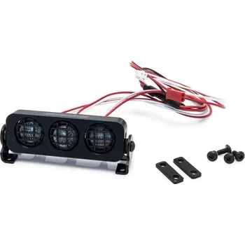 RC model auta Hliníková světlená rampa, kulaté reflektory - 73mm