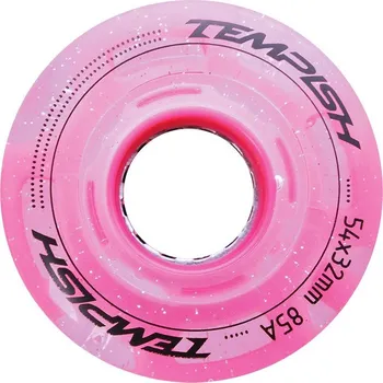 Kolečko k in-line bruslím Tempish Quad Flashing 54 x 32 85A růžové