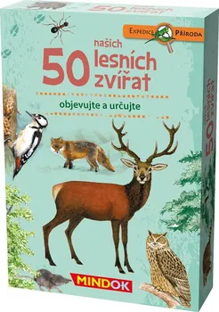 Desková hra Mindok Expedice příroda: 50 našich lesních zvířat