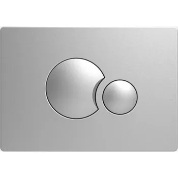 SANIT ovládací tlačítko maloformátové S706 Dual kulaté - MATNÝ CHROM