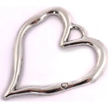 Přívěsek PŘÍVĚSEK srdce 1KS, stříbrný