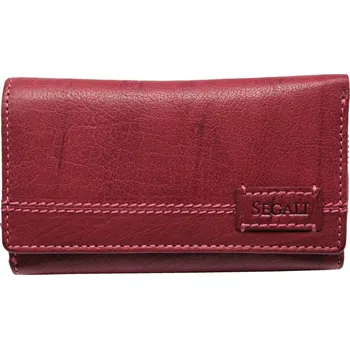 SEGALI Dámská kožená peněženka SG-21770 vínová