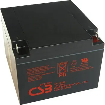 Záložní baterie akumulátor CSB GP12260 I (12V/26Ah)
