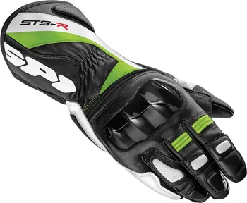 Moto rukavice Spidi STS R rukavice černé/zelené
