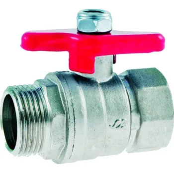 Vodovodní kohout Kulový kohout voda motýl DN 15 - 1/2" MF