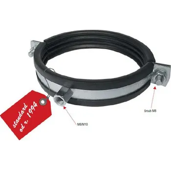 Šroub objímka s gumou 5" 137-142 mm dvoudílná