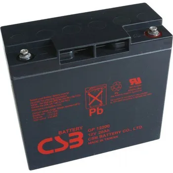 Záložní baterie akumulátor CSB GP12200 (12V/20Ah)