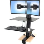Ergotron WorkFit-S Dual Sit-Stand…
