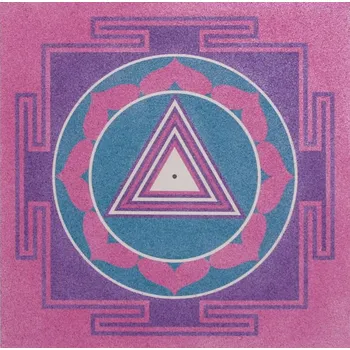 Radost v písku Šablona na pískování mandala 31 - matatripur bhairavingi Varianta: 490 x 490 mm