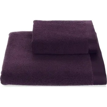 Ručník Ručník LORD 50x100 cm - Tmavě fialová, Soft Cotton