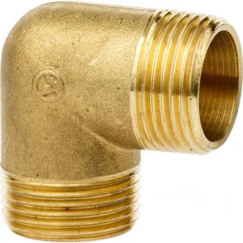 Instalatérský materiál Mosaz koleno 1/2" MM