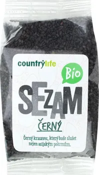 Country Life Sezam černý neloupaný Bio 100 g