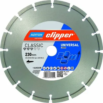 Řezný kotouč NORTON CLIPPER CLASSIC UNIVERSAL LASER 125x22,23