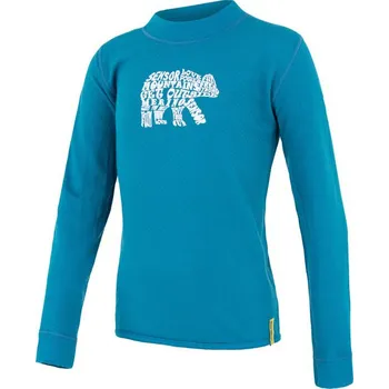 Sportovní oblečení Sensor Merino Df Bear dl. rukáv modré