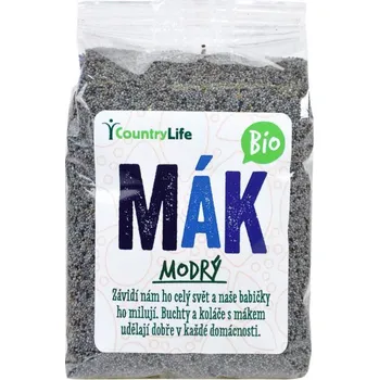 Přisada na vaření a pečení Country Life Mák modrý Bio 250 g
