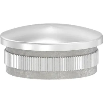 Zábradlí Feldmann Nerezové ukončení madla zábradlí pr.42,4 mm 50310-240G mírně vypouklé, AISI 304 brus