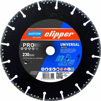 Řezný kotouč NORTON CLIPPER PRO UNIVERSAL DUCTILE 300x20