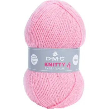 Příze Příze KNITTY 4 100g, růžová - odstín 992