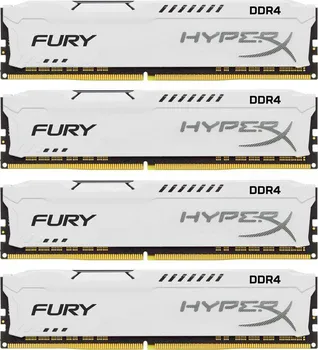 Operační paměť Kingston HyperX Fury White 32 GB (4x 8 GB) DDR4 2133 MHz (HX421C14FW2K4/32)