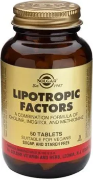 Přírodní produkt Solgar Lipotropní Faktory 50 tbl.