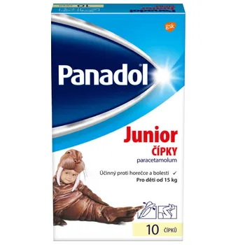 Lék na bolest, zánět a horečku Panadol Junior 250 mg 10 čípků