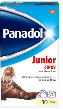 Lék na bolest, zánět a horečku Panadol Junior 250 mg 10 čípků