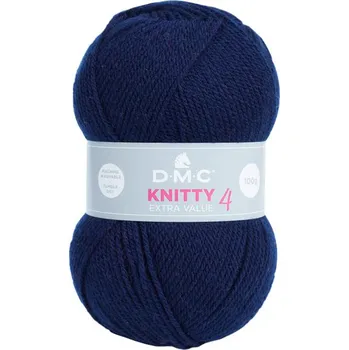 Příze Příze KNITTY 4 100g, tmavě modrá - odstín 971