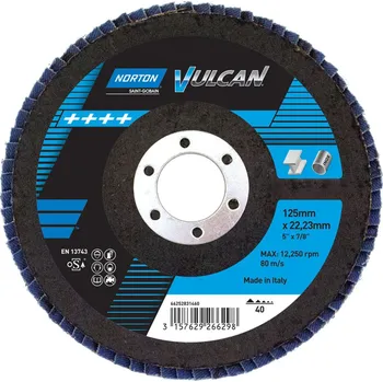 Sport Lamelový kotouč 125x22 VULCAN R842 10 kusů Zrno: 60