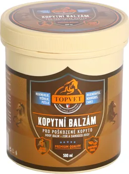 Kosmetika pro koně Topvet Kopytní balzám pro poškozené kopyto 500 ml