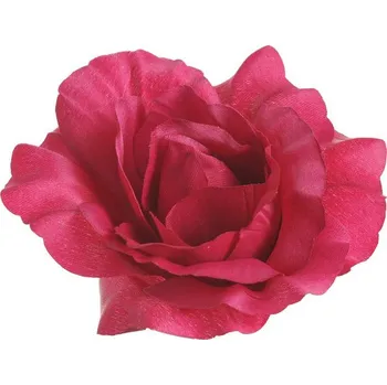 umělá květina Hlavičky růží - malinové - 10 cm